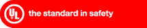 ul - the standard in safety - logo